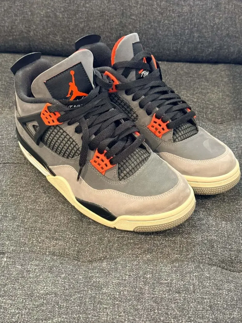 Nike Air Jordan 4 Retro 'Infrared' Dark Grey / Infrared 23 - 9M